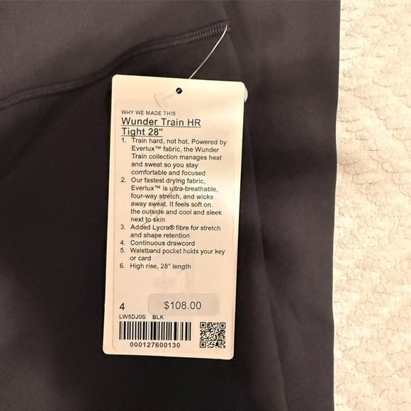 Lululemon Black High-Waisted Leggings - Picture 2 of 3
